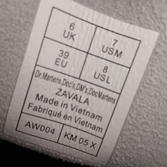 DR. MARTENS ZAVALA COMBAT BOOTS - Picture 7 of 8